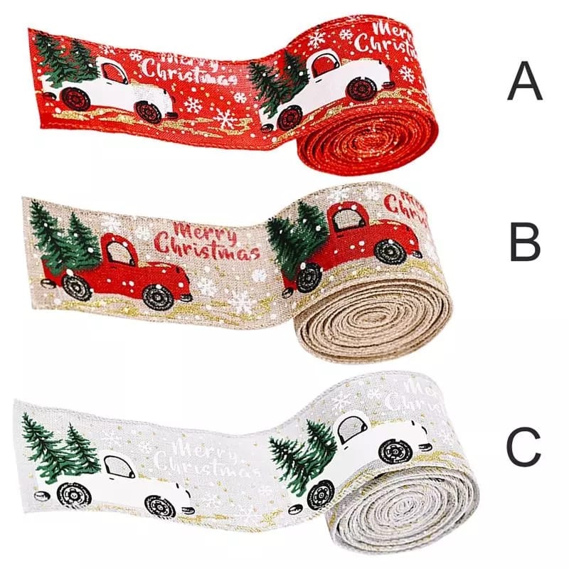 5 Meter Christmas Themed Ribbon
