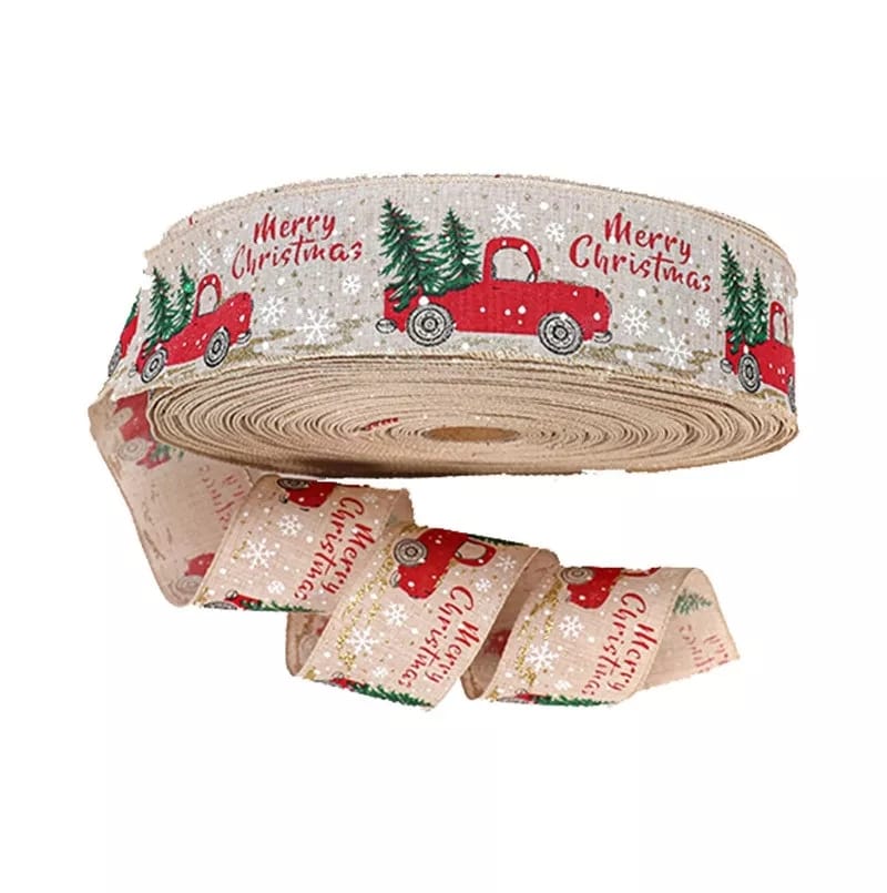 5 Meter Christmas Themed Ribbon