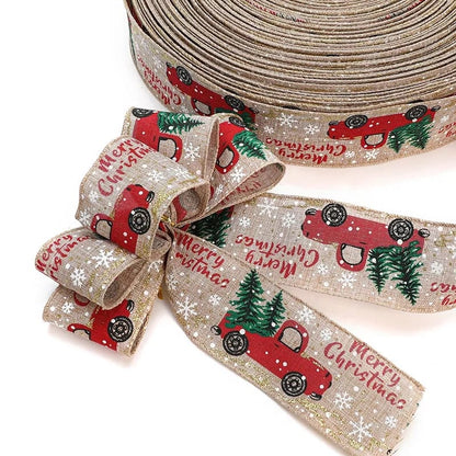 5 Meter Christmas Themed Ribbon