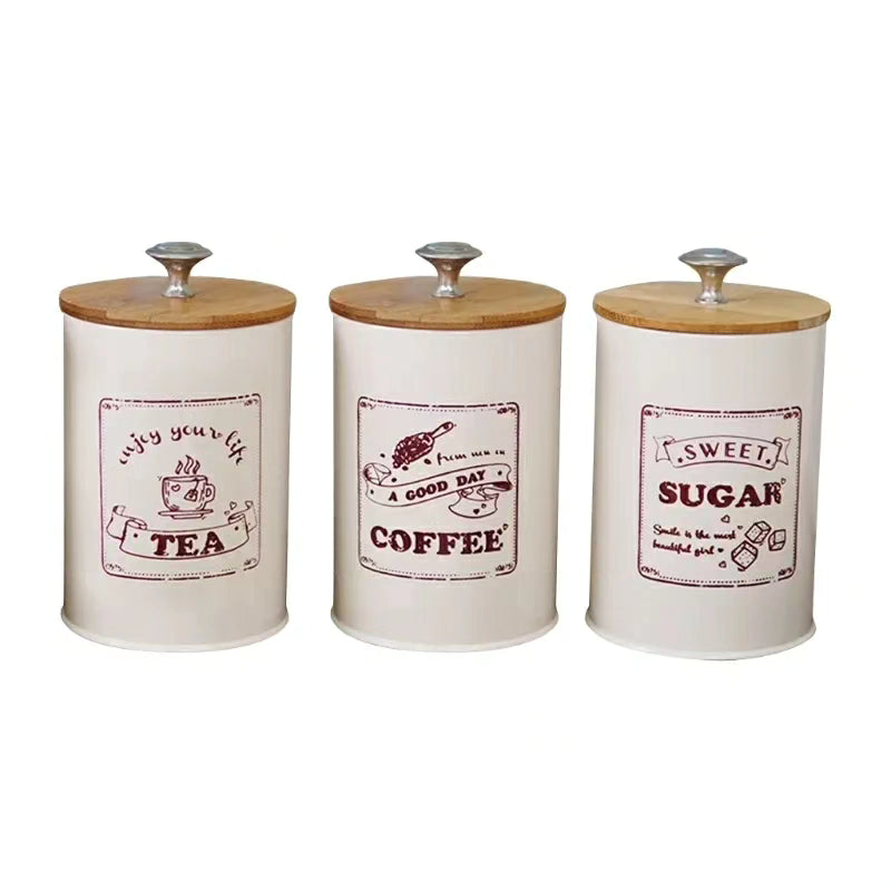 1000ml Sugar Canister Alloy Set