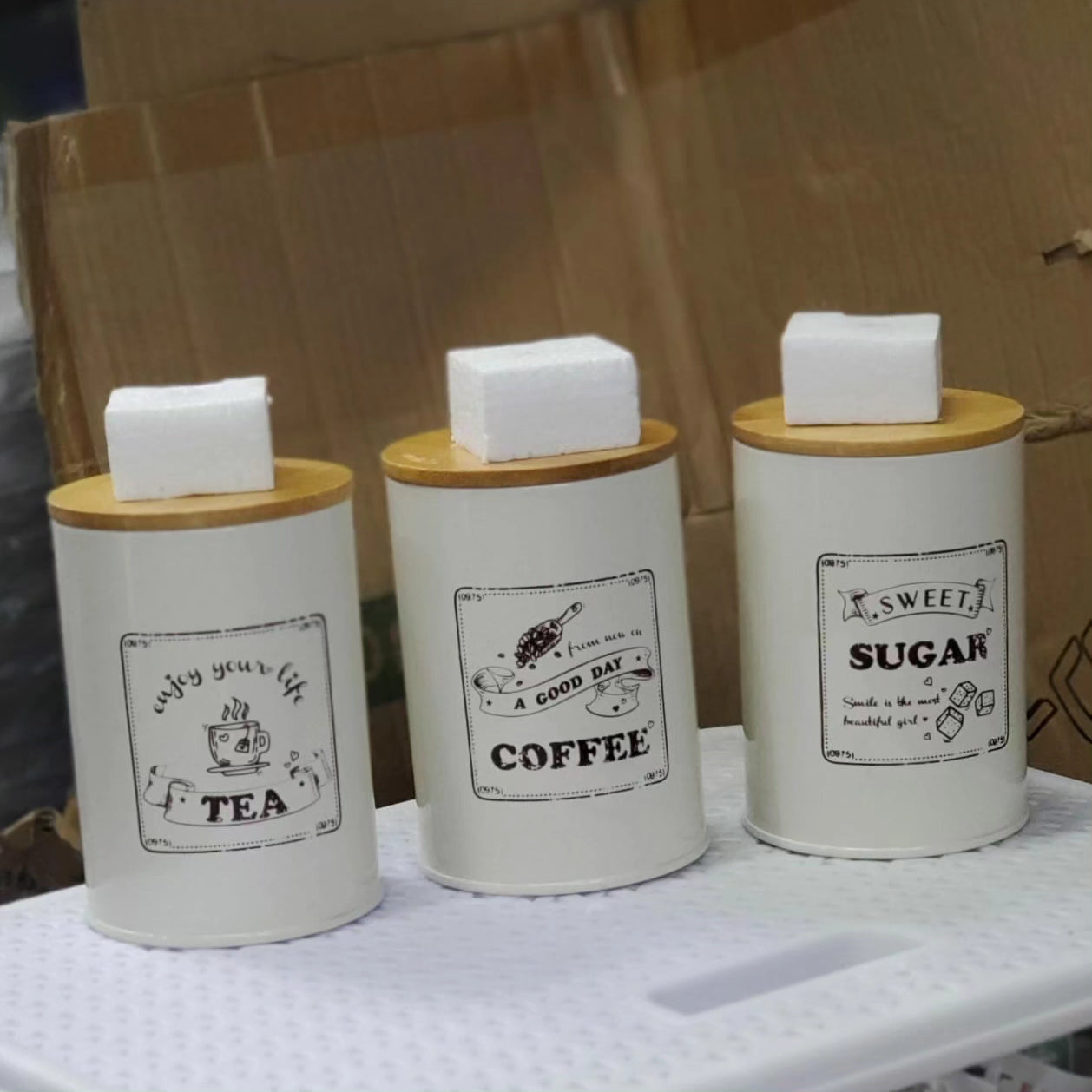 1000ml Sugar Canister Alloy Set