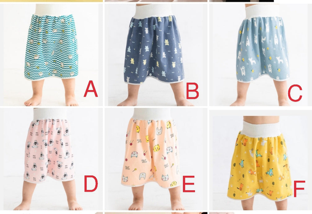 Waterproof baby diaper skirt and pant