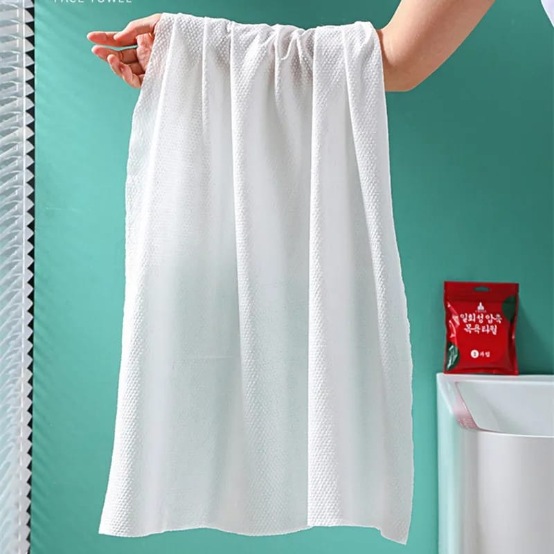 Disposable bath towel