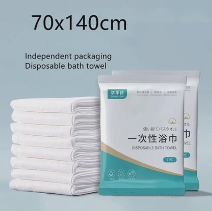 Disposable bath towel