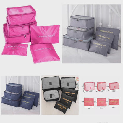 Travel cubes 6pc