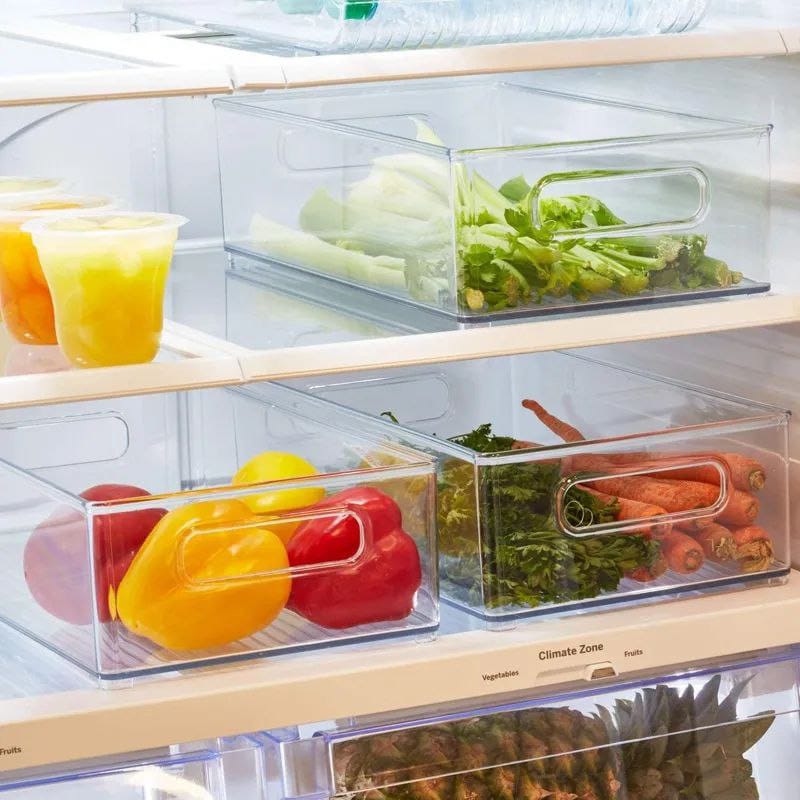 Acrylic Refrigerator Storage Organizer