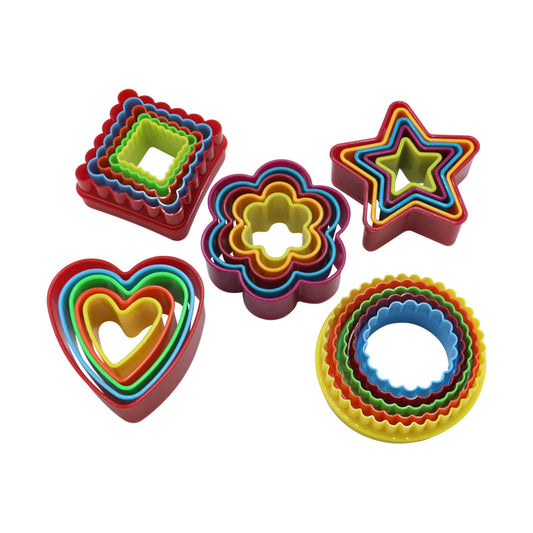 Food Grade Plastic Cookie Cutter Set