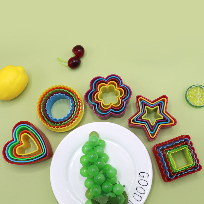 Food Grade Plastic Cookie Cutter Set