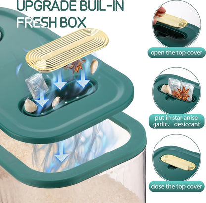 Cereals Dispenser with Measuring Cup