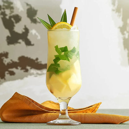 6Pc Hurricane Cocktail Glasses