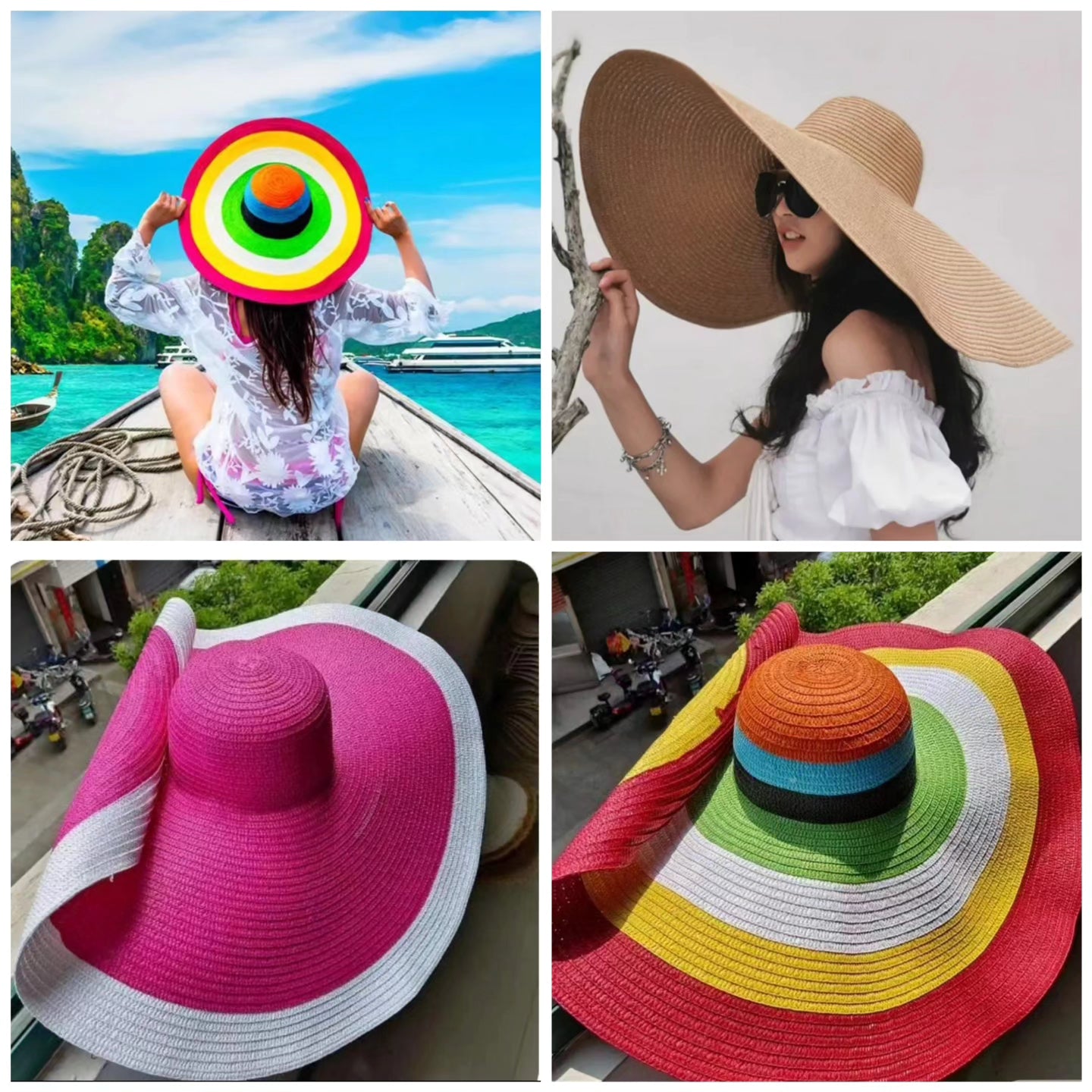 Big bucket wide brim summer hat