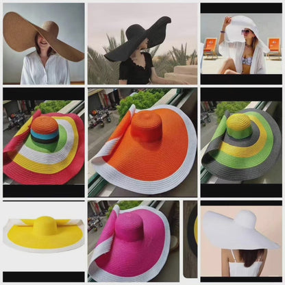 Big bucket wide brim summer hat