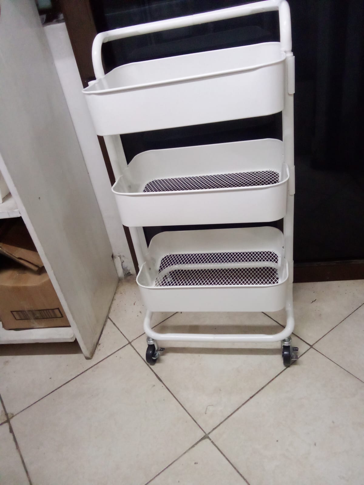 3-Tier Movable Trolley