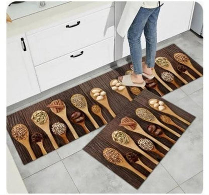 2pc Rubber kitchen mats