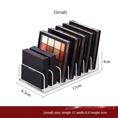 7 Grid Acrylic Compact Eyeshadow Palette Organizer