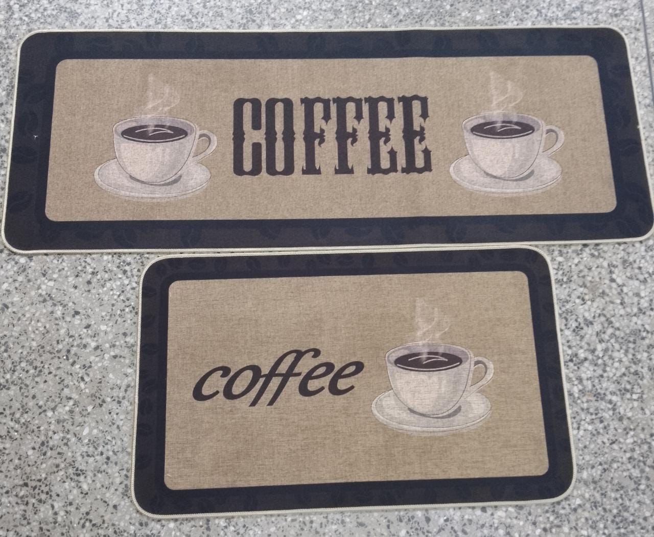 2Pc Rubber nonslip Kitchen Mats