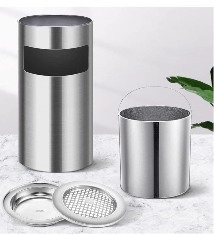 Stainless Steel Standing Bin