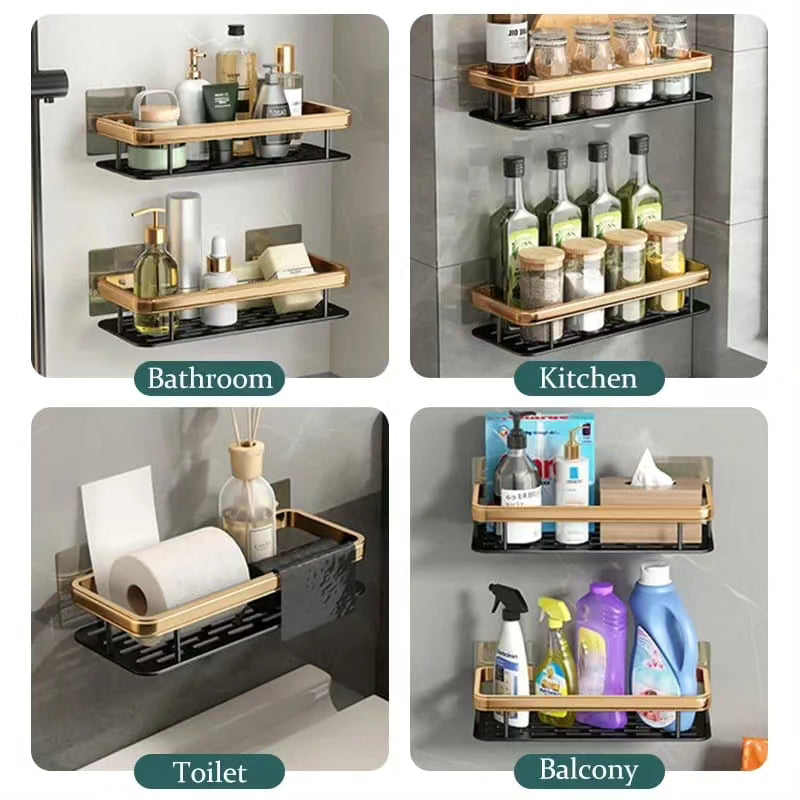 Bathroom Shelves/Shower Candy Bathroom Organizer Black