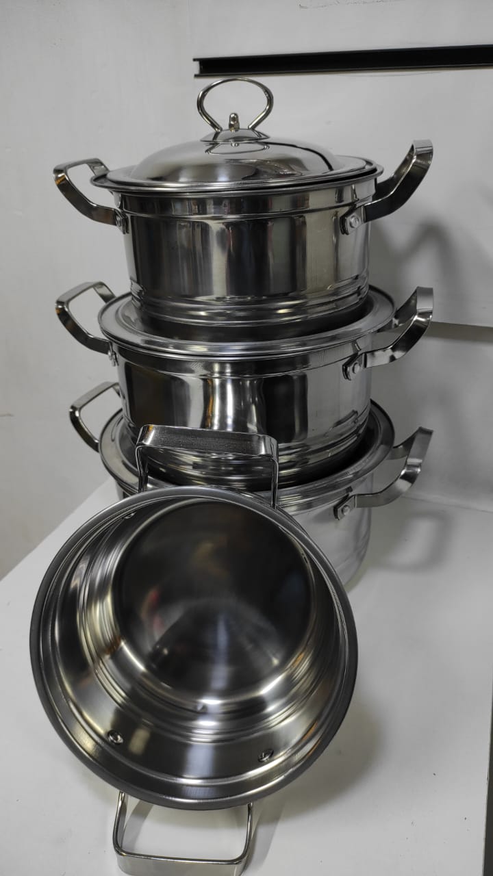 Stainless steel cookware set