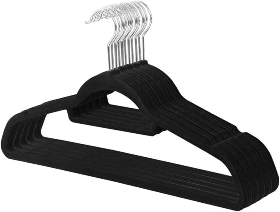 Nonslip velvet hangers 10pc set