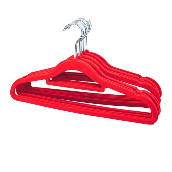 Nonslip velvet hangers 10pc set