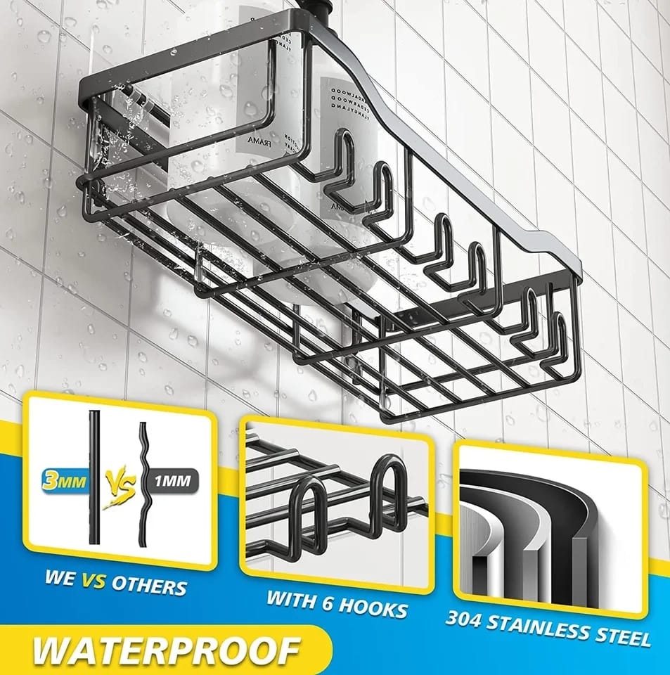 3pcs Set Shower Caddy Shelf