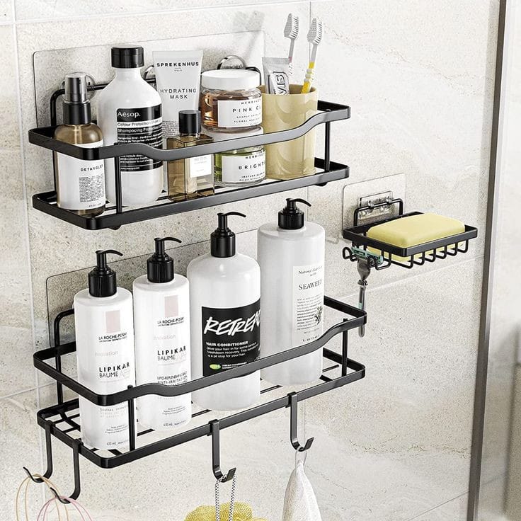 3pcs Set Shower Caddy Shelf