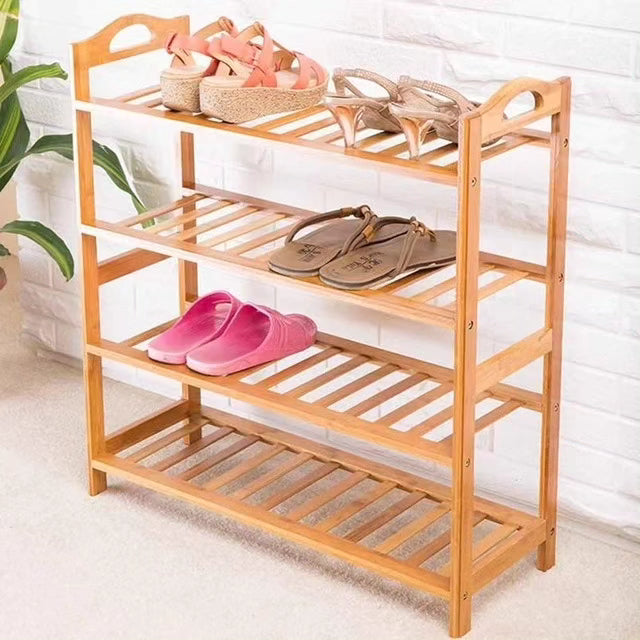 4 Layer Bamboo Shoe Rack