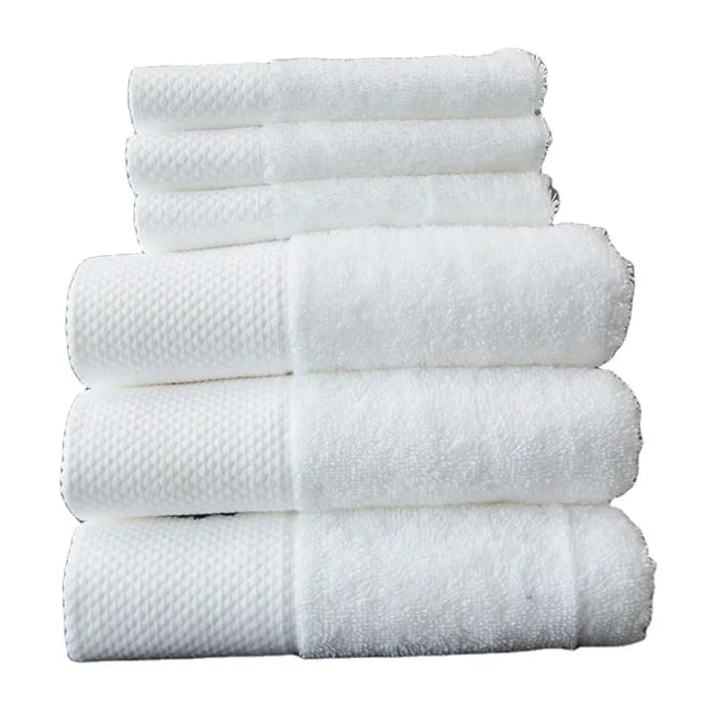 Cotton white towels