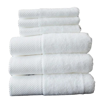 Cotton white towels