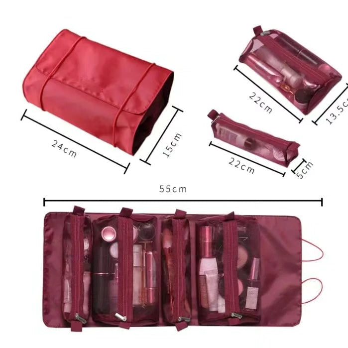 4 in 1 Cosmetic Bag/Detachable Makeup Bag