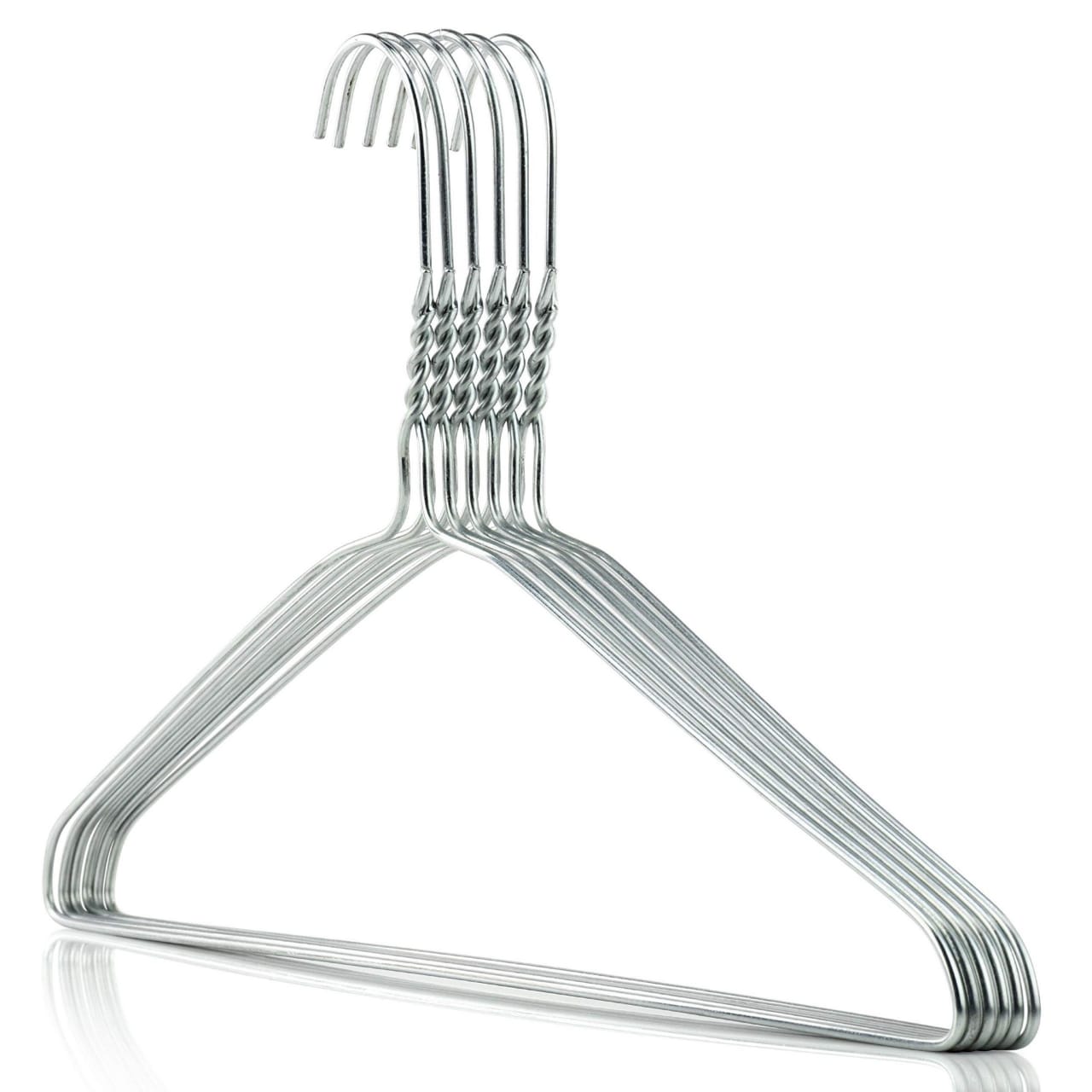 10 stainless hangers set