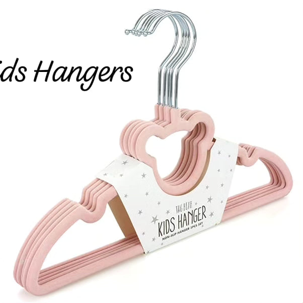 10pc Kids Velvet Hangers