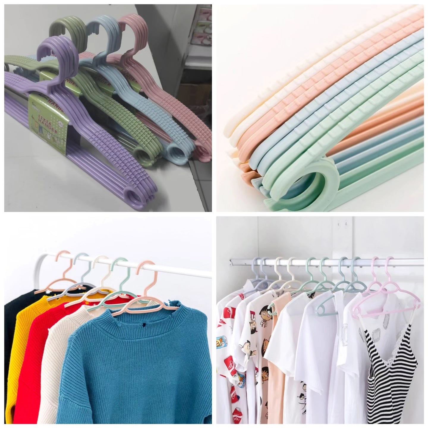 10 non slip hangers