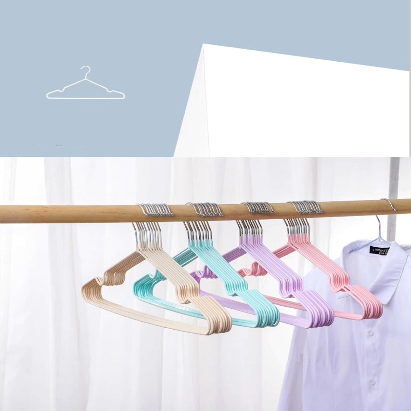 10pc non slip hangers