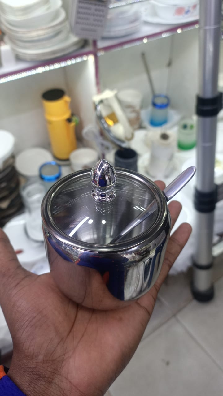 Stainless Steel Heavy Sugar Dish