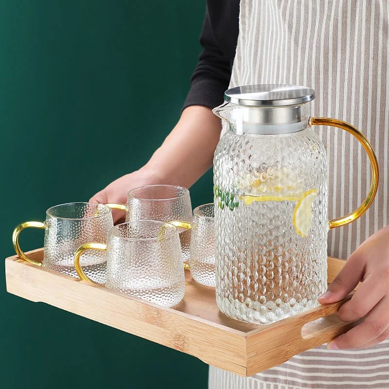 Heat Resistant Transparent Teapot Set