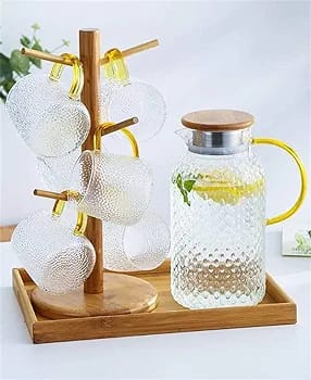 Heat Resistant Transparent Teapot Set