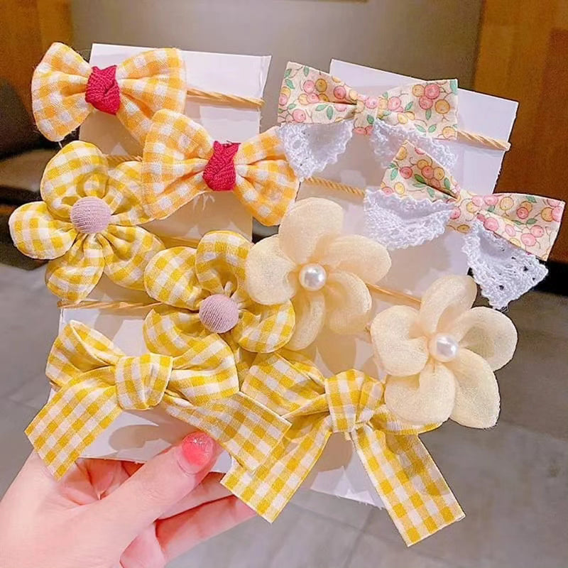 Cute bowknot set for kids hair