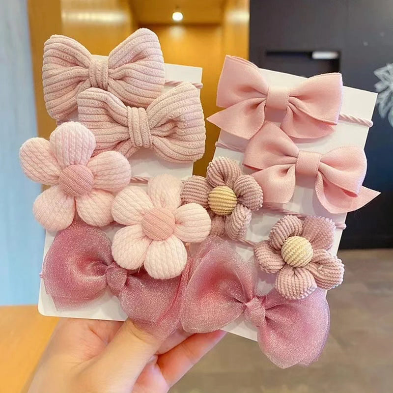 Cute bowknot set for kids hair