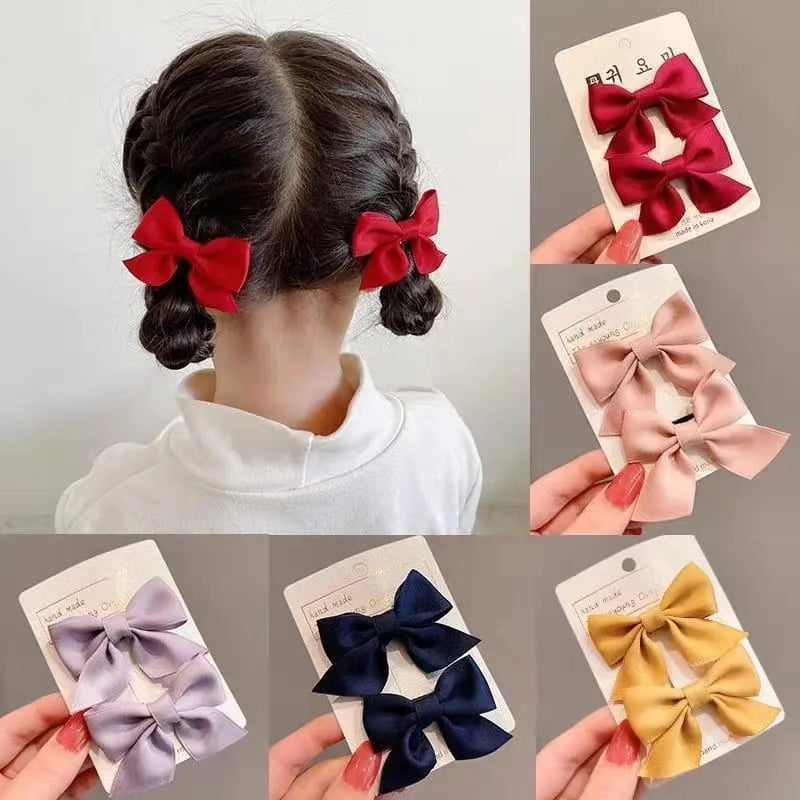 Kids bow hair pin