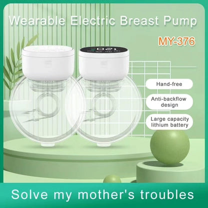Wearable rechargeable breast  pump Gha