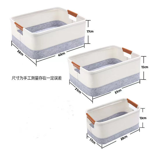 3pcs Collapsible Storage Baskets