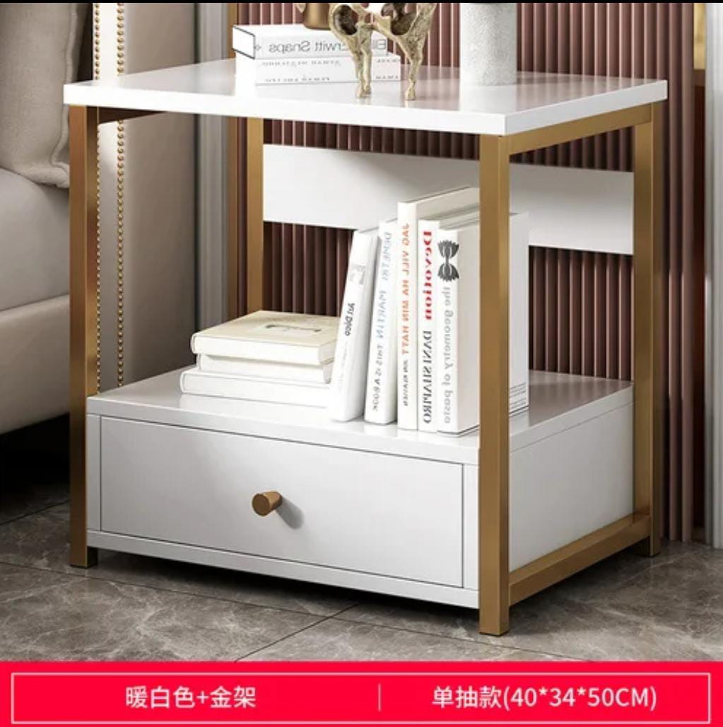 Single drawer bedside cabinet