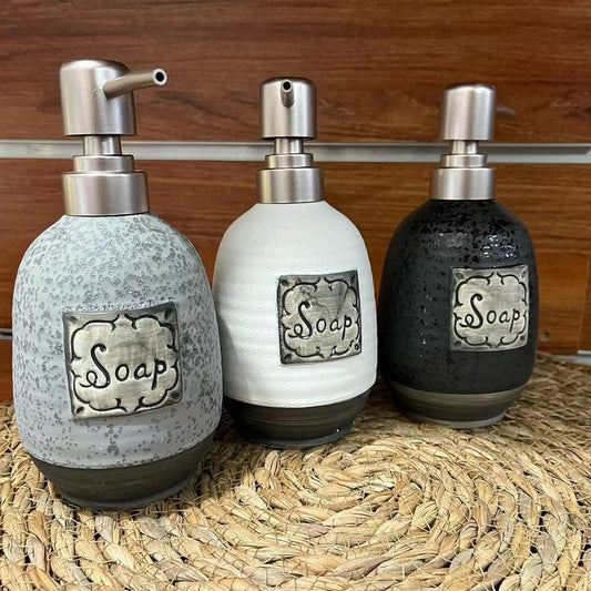 420ml Ceramic Soap Dispenser