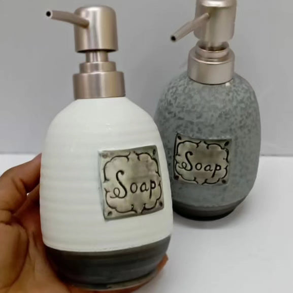 420ml Ceramic Soap Dispenser