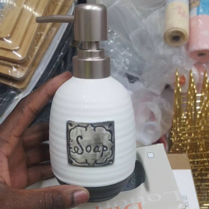 420ml Ceramic Soap Dispenser