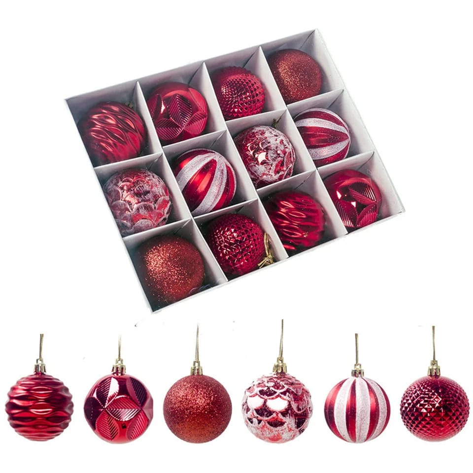 12pcs Xmas Balls Set