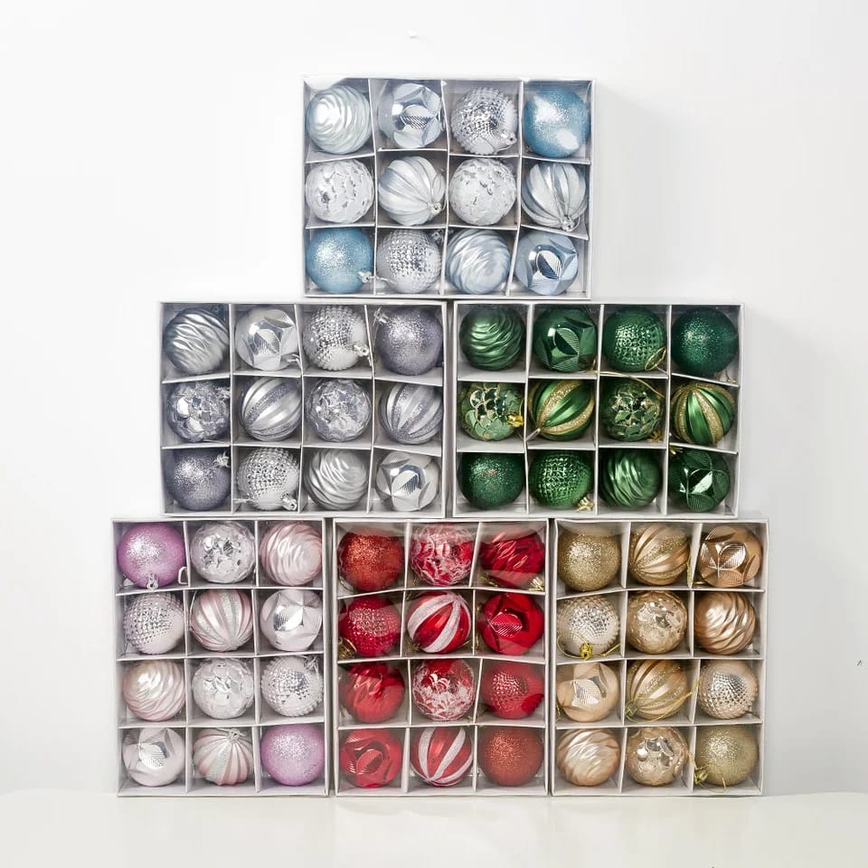 12pcs Xmas Balls Set