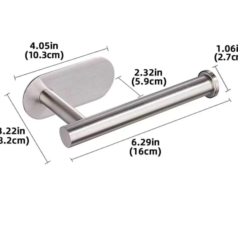 Long adhesive napkin holder